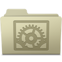 System Preferences Folder Ash icon